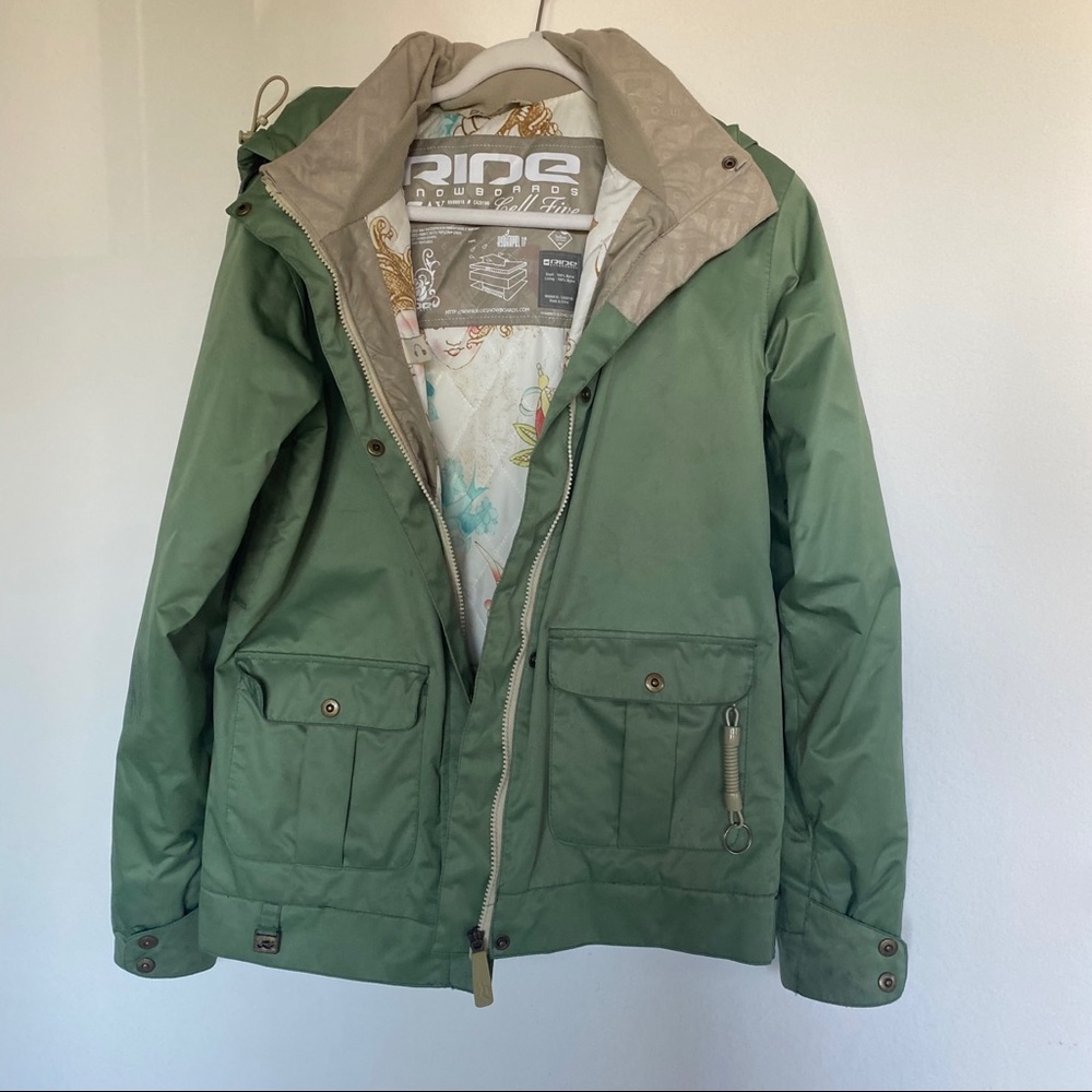 RIDE Snowboards Child’s Green Snow Jacket